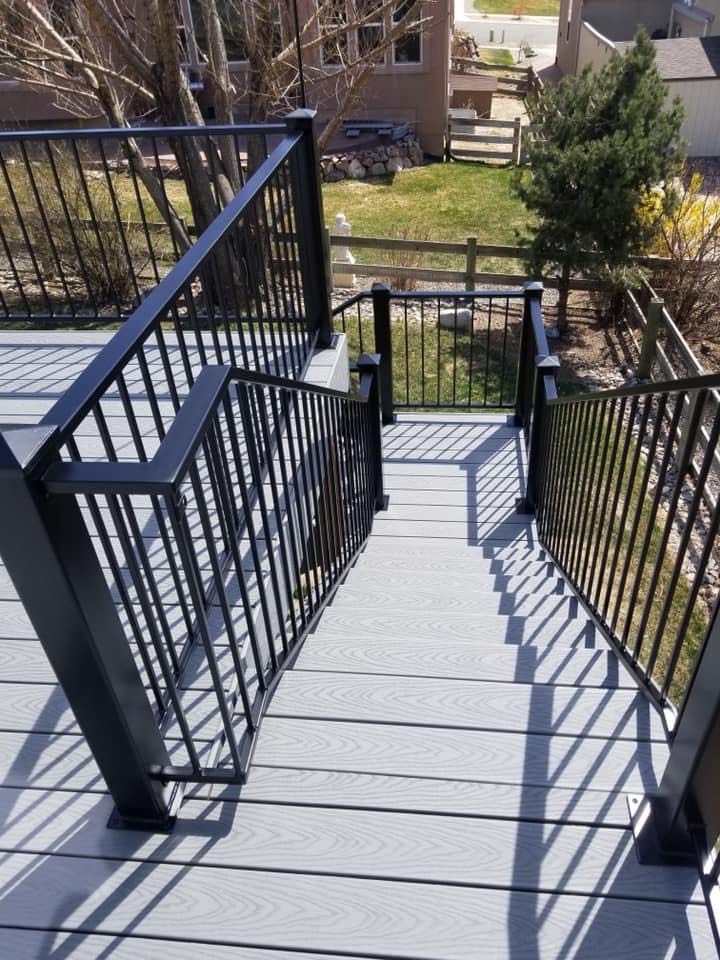 Horizontal Deck Railing — Colorado Springs, CO