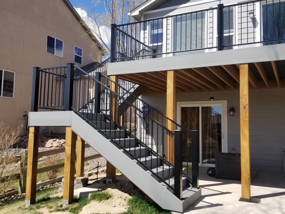 Custom Deck Metal Rail — Colorado Springs, CO