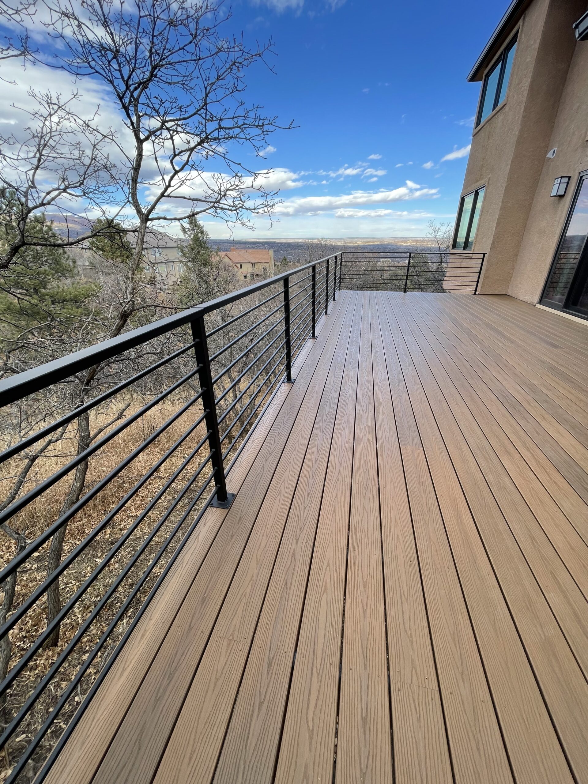 Iron Stair Railing — Exterior — Colorado Springs, CO