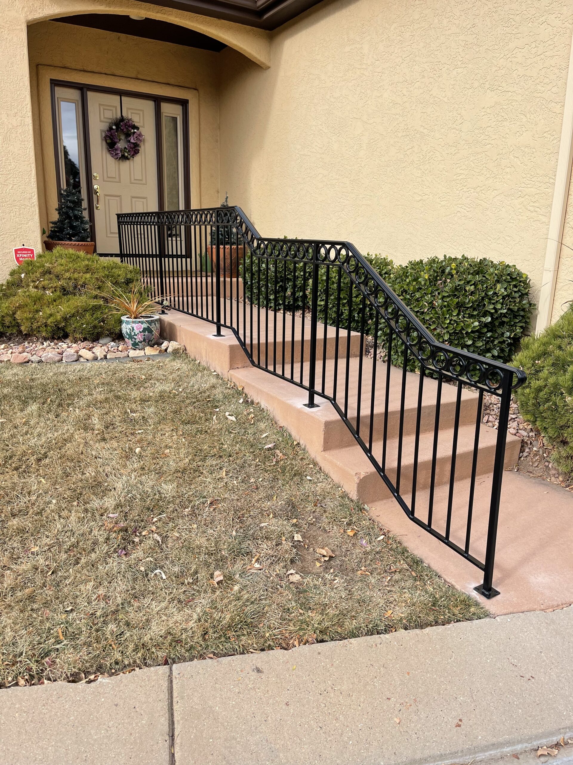 Outdoor Iron Rail System — Colorado Springs, CO