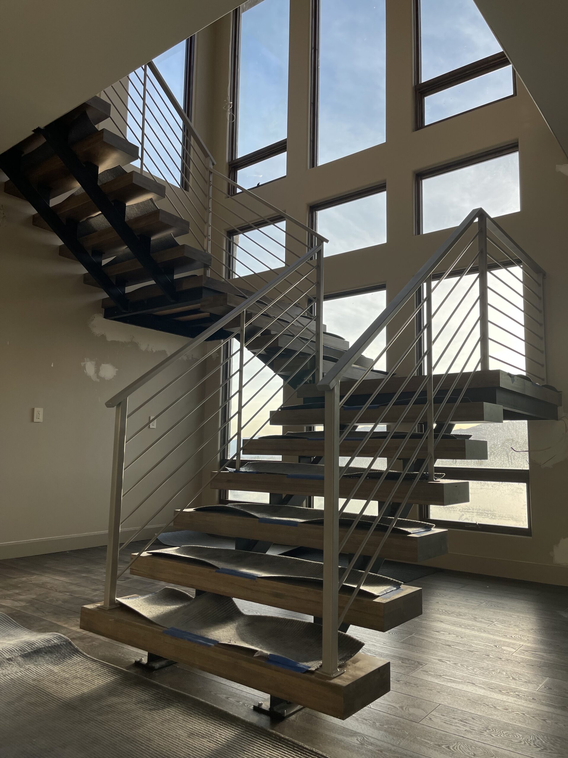 Iron Staircase Rail — Colorado Springs, CO