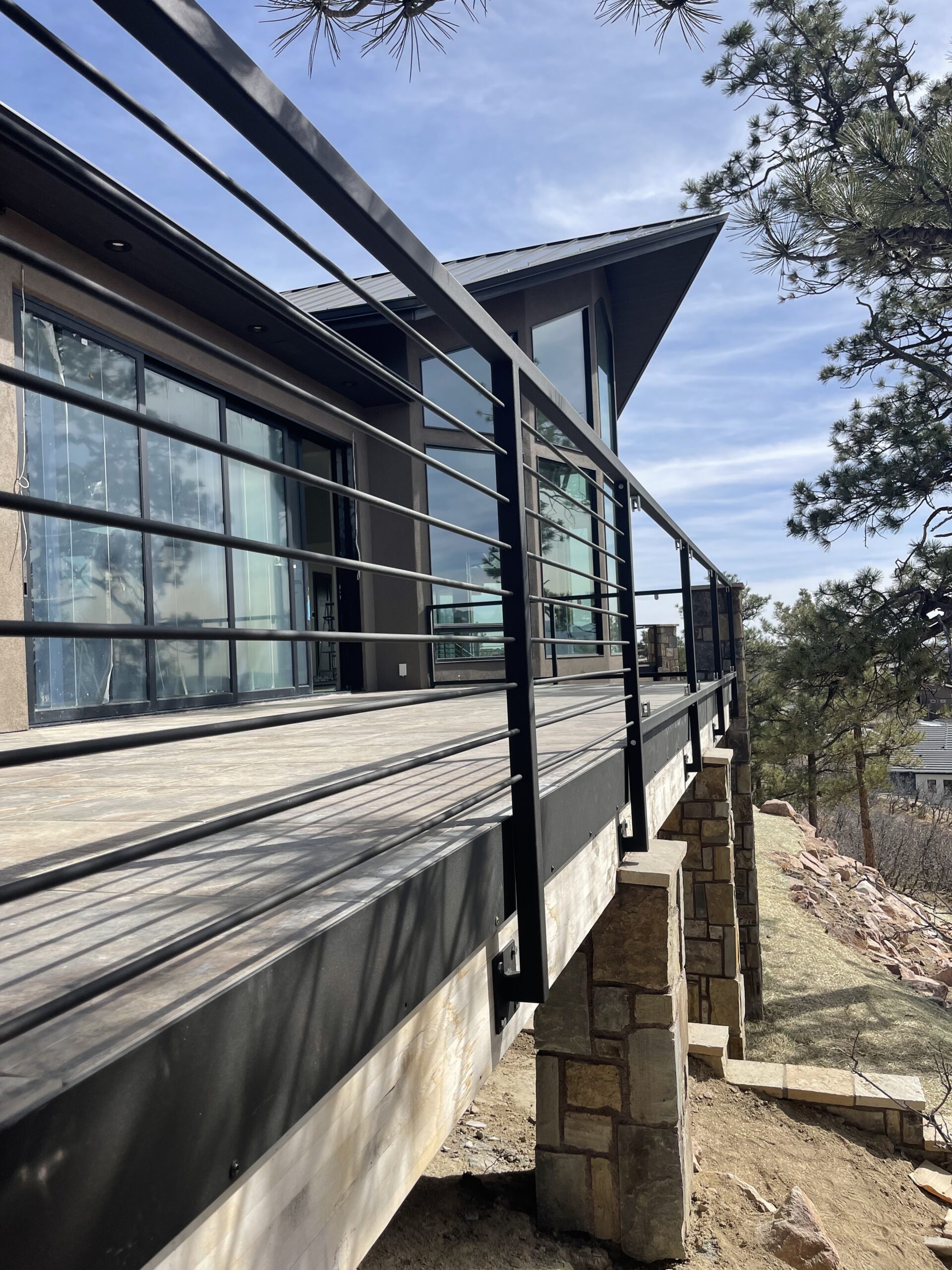 Exterior Iron Railing — Colorado Springs, CO