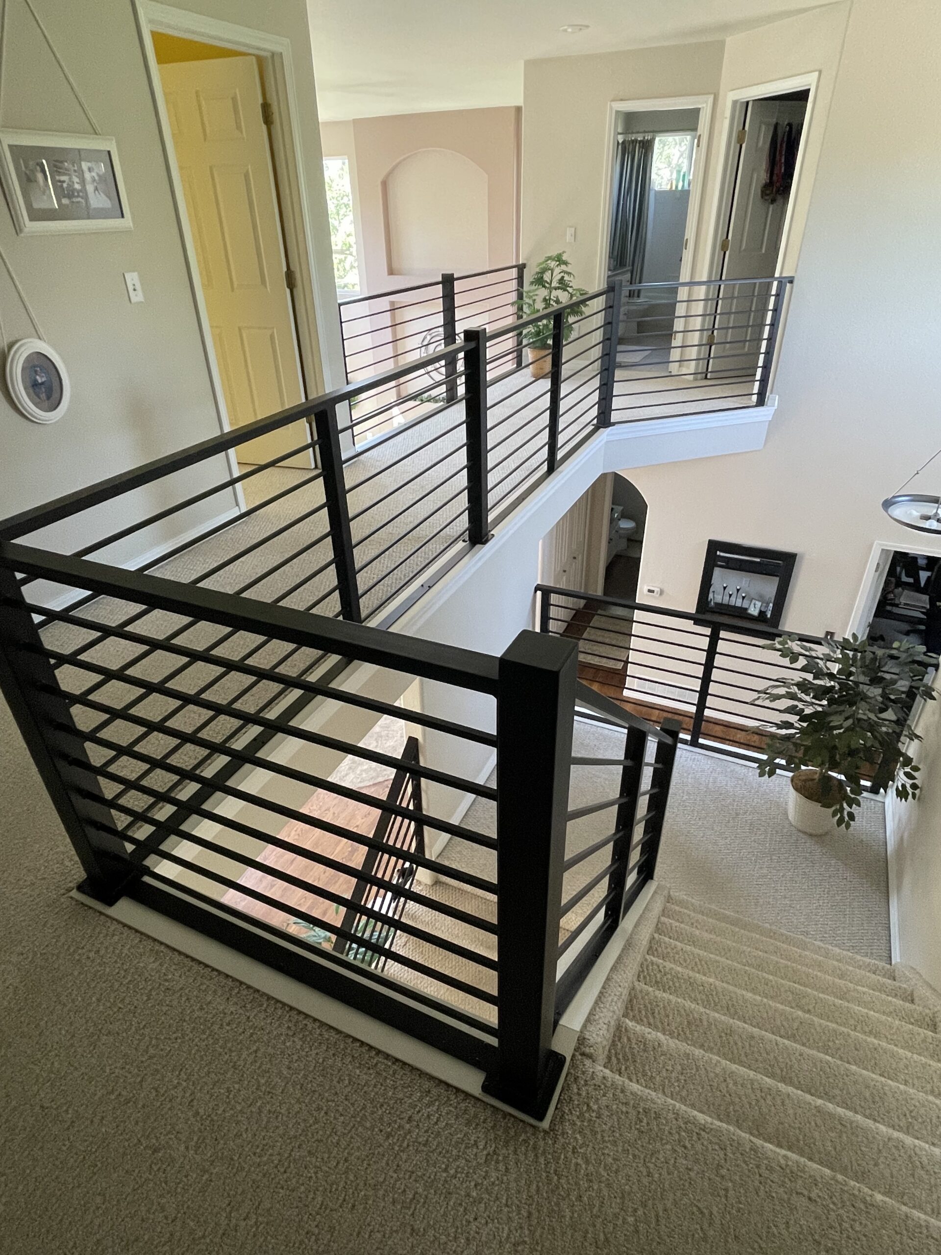 Black Metal Stair Rail — Colorado Springs, CO