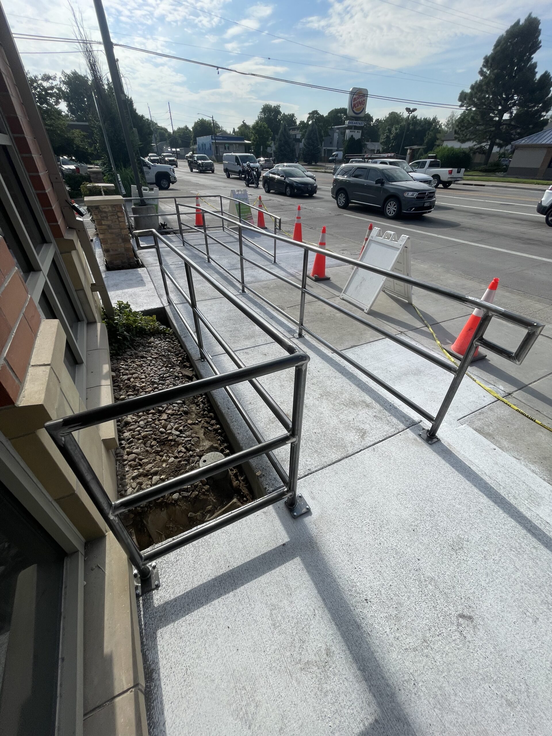Iron Exterior Stair Rail — Colorado Springs, CO