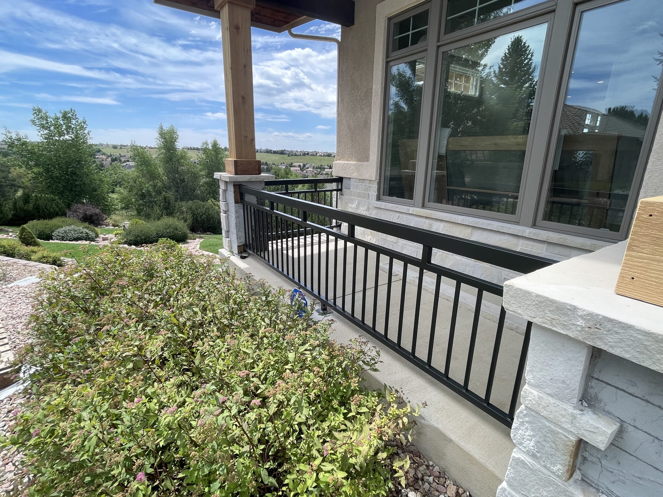Outdoor Iron Rail — Colorado Springs, CO