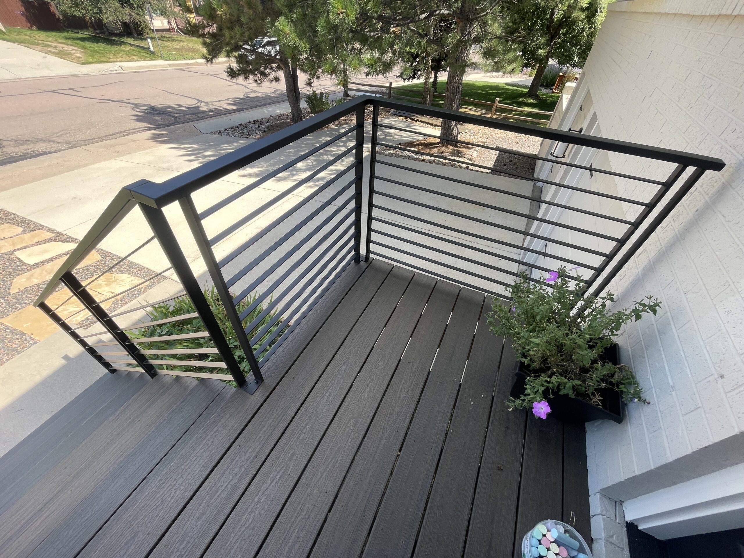 Iron Porch Railing — Colorado Springs, CO