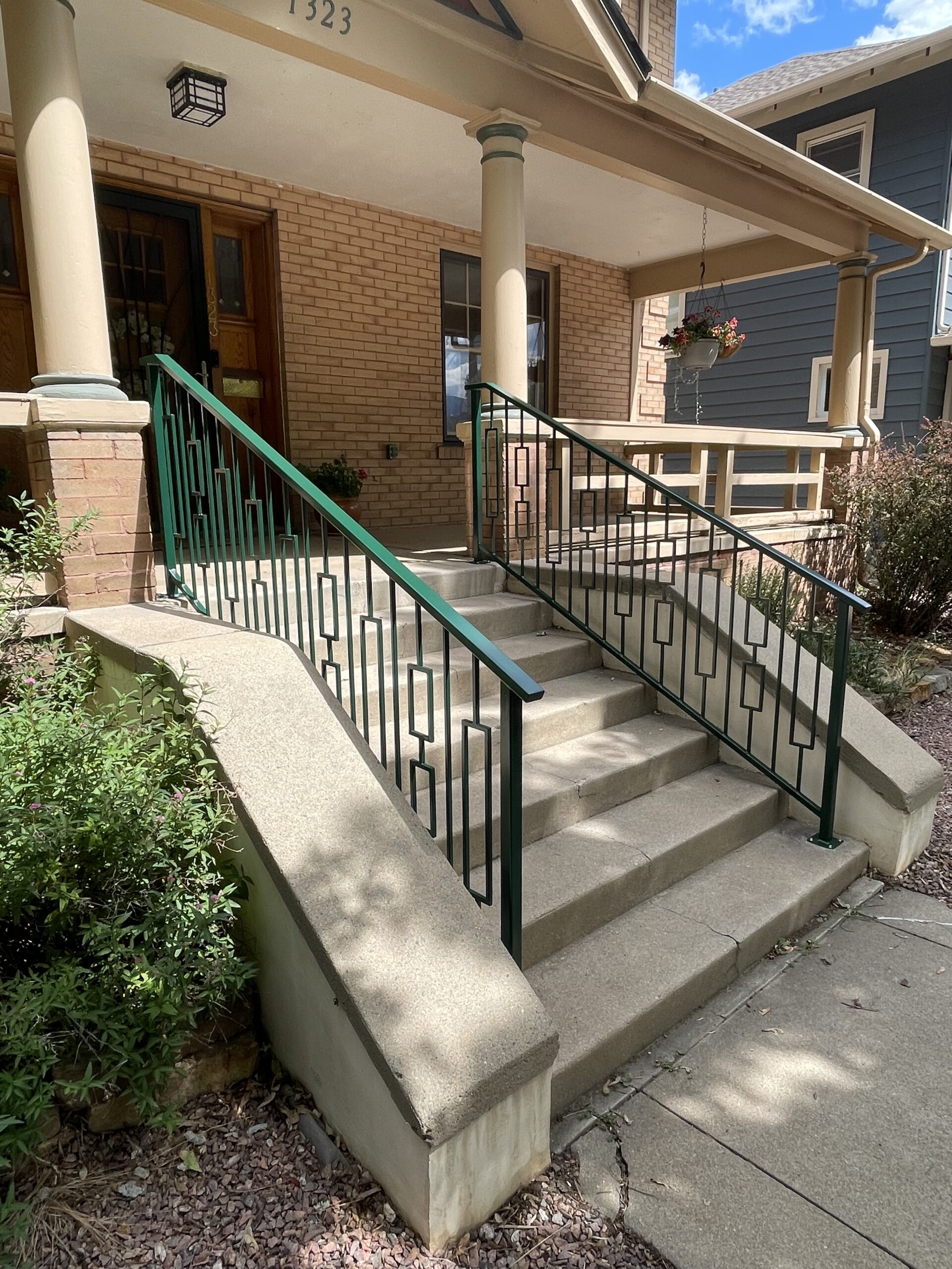 Iron Stair Rail — Exterior — Colorado Springs, CO