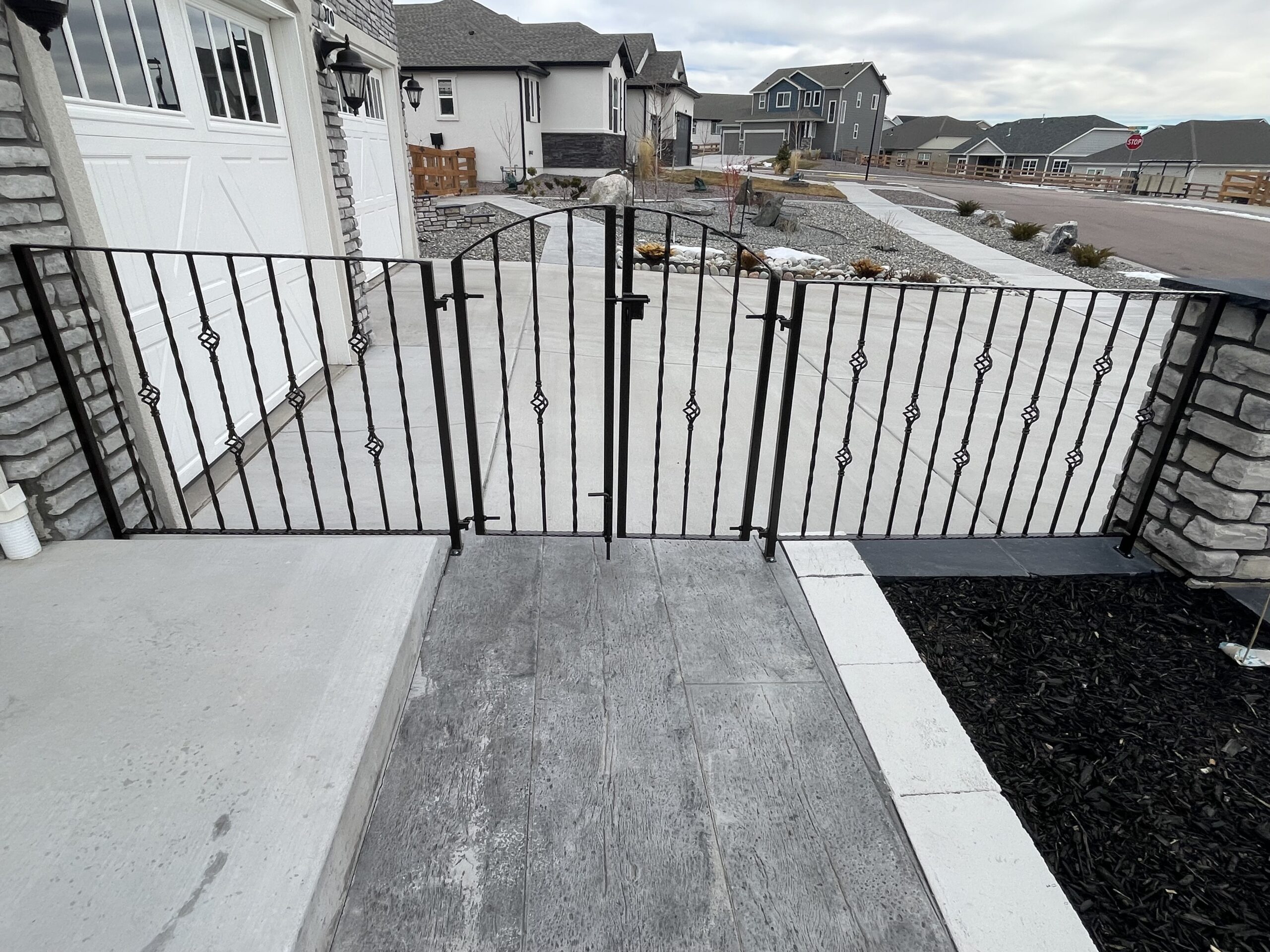 Patio Iron Rail — Colorado Springs, CO