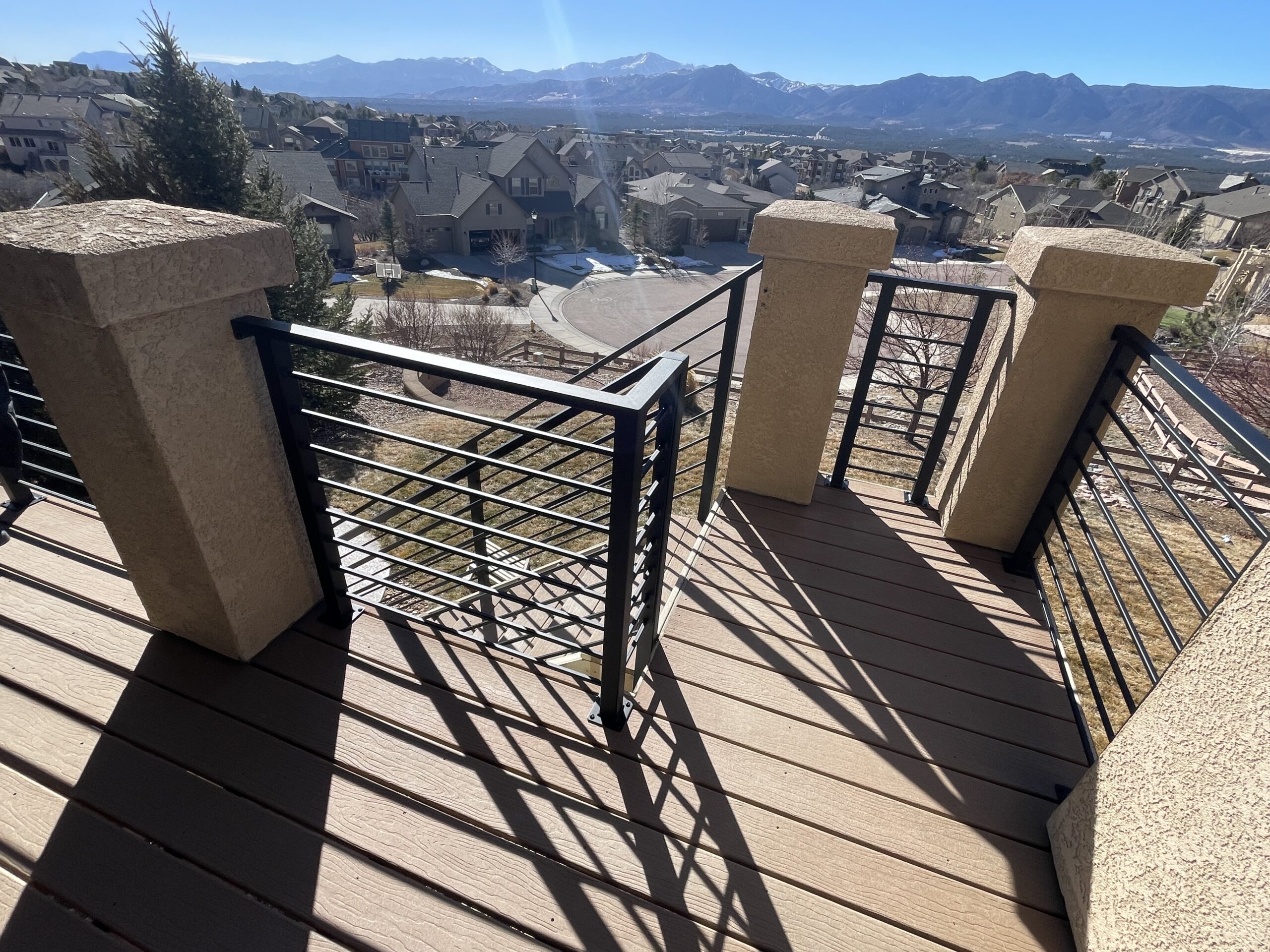 Exterior Staircase Railing — Colorado Springs, CO