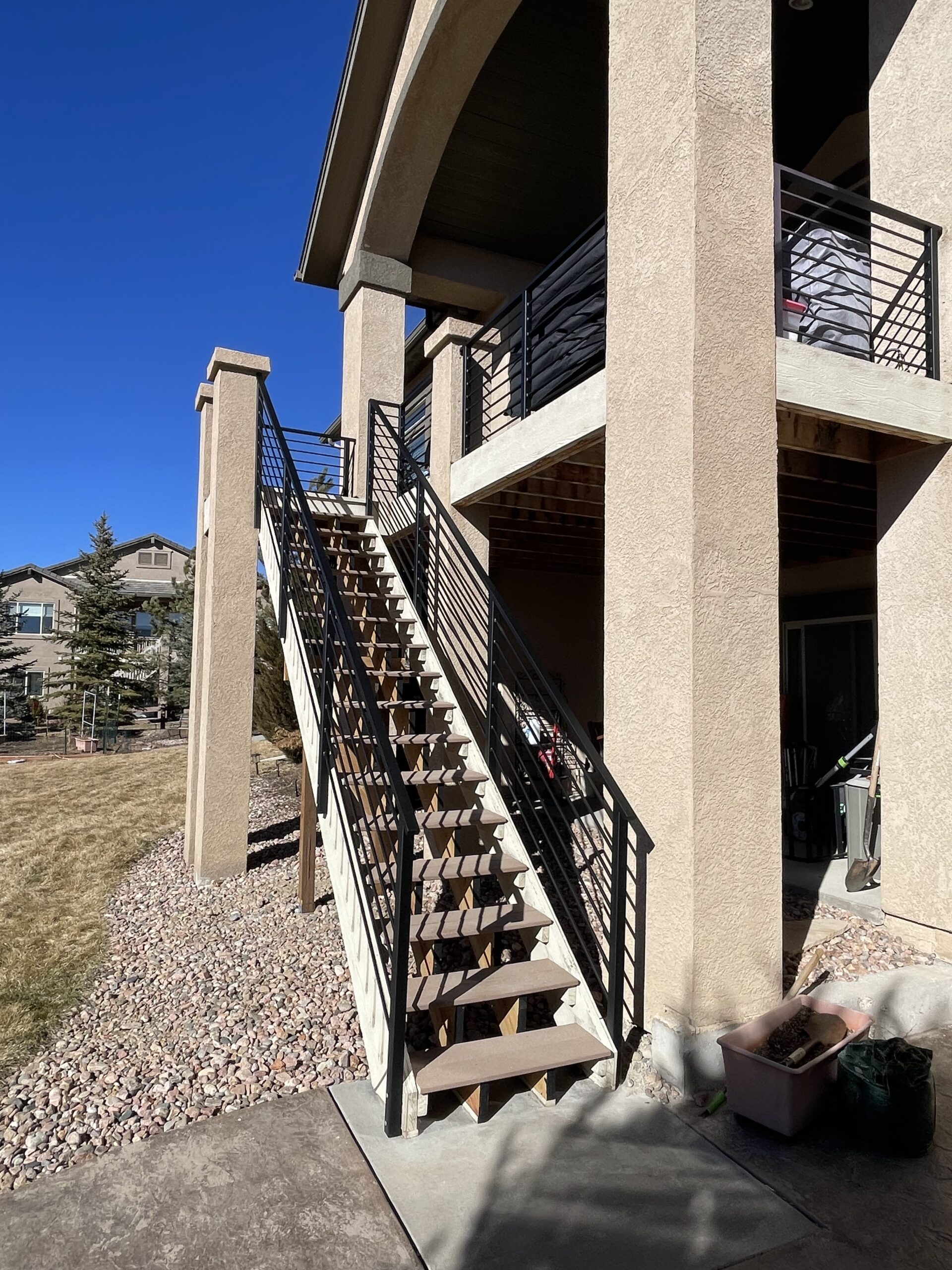 Iron Exterior Rail — Colorado Springs, CO